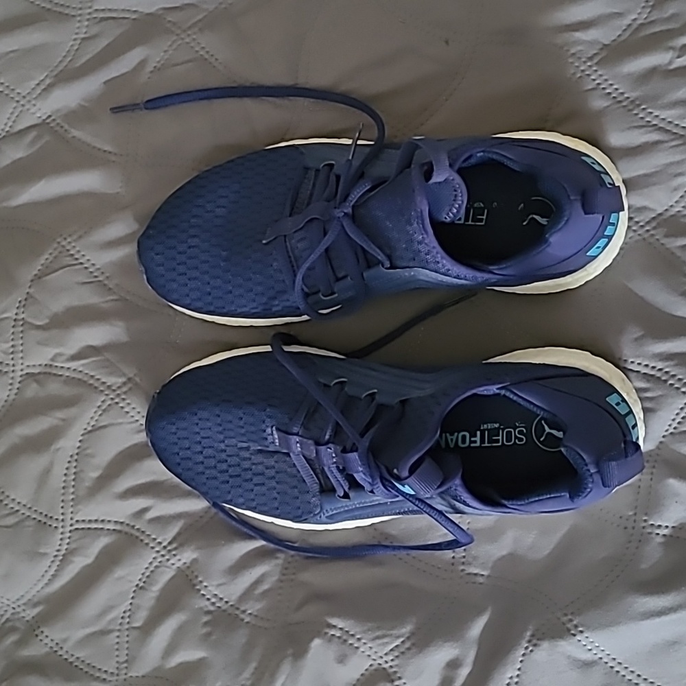 Navy Puma sneakers